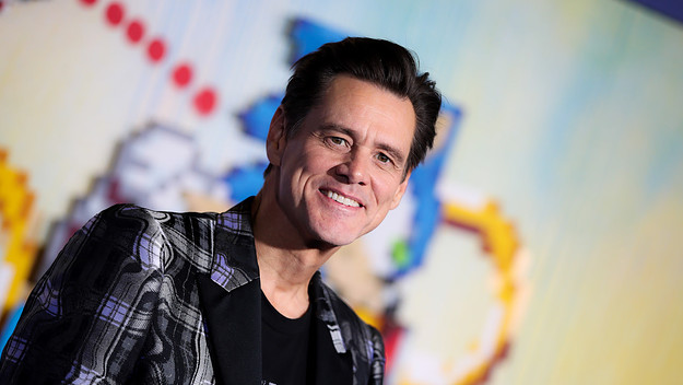 Jim Carrey at 'Sonic the Hedgehog 2' premiere