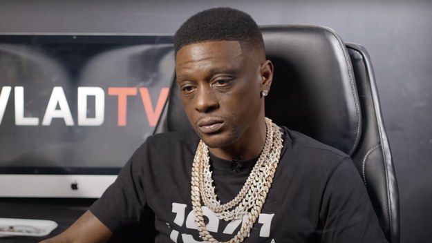 Screenshot of Boosie Badazz in DJ Vlad interview