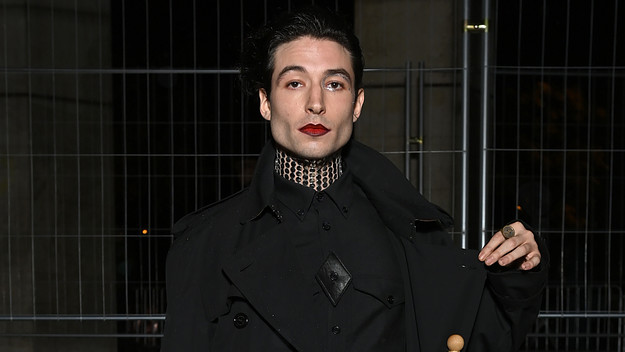 Ezra Miller is seen at an event