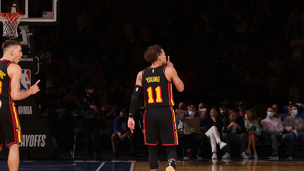 Trae Young Knicks Hawks MSG Playoffs 2021