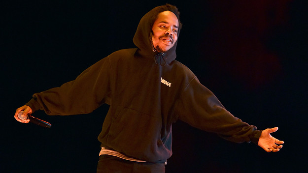 Earl Sweatshirt performs at Bill Graham Civic Auditorium.