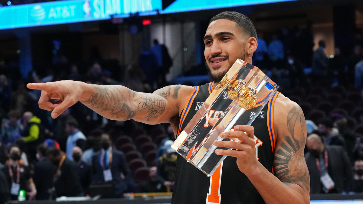 Obi Toppin NBA All Star Dunk Contest 2022