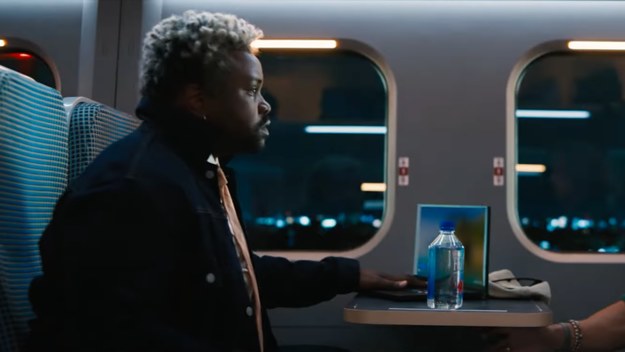 Bullet Train trailer with Brad and Brian