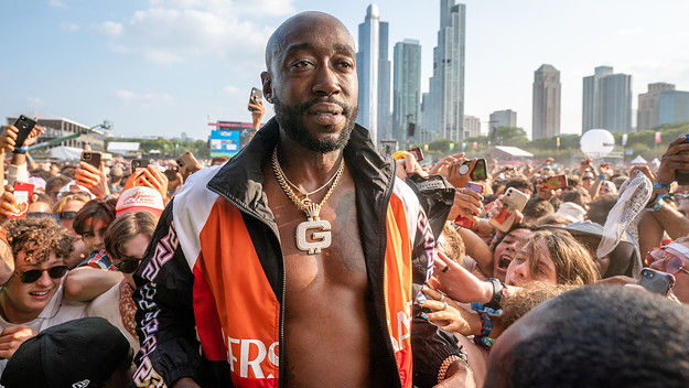 Freddie Gibbs photographed at Lollapalooza