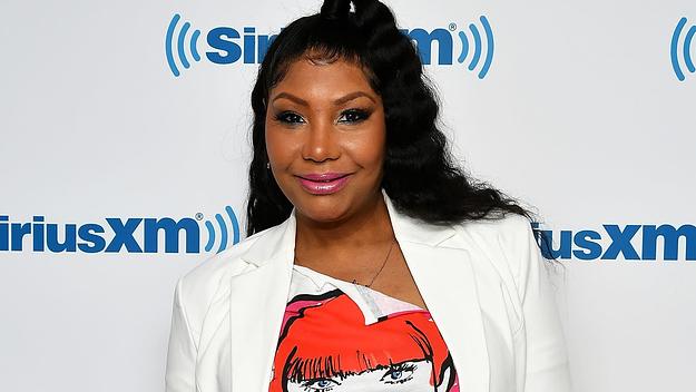 Traci Braxton visits SiriusXM Studios on April 10, 2019