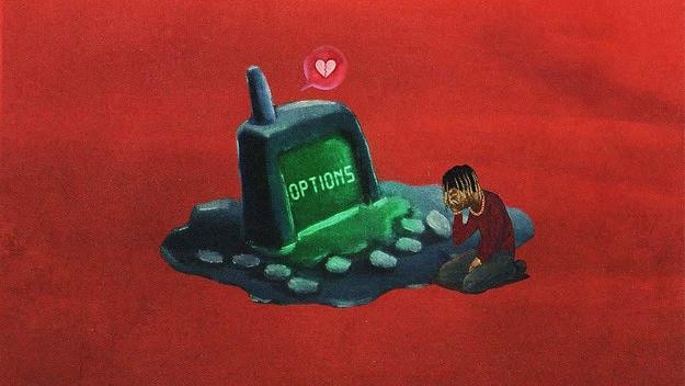 Cover art for Internet Money single 'Options' featuring 24kGoldn