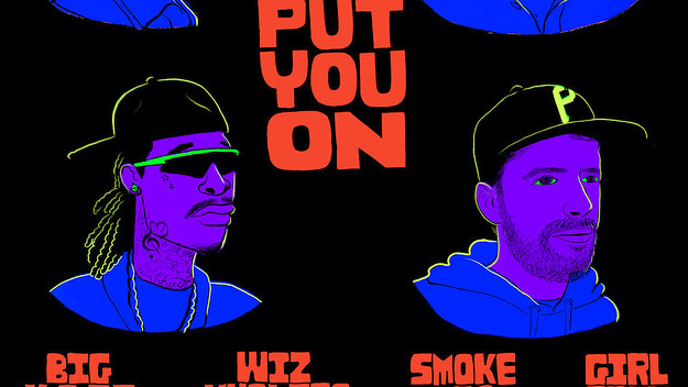 Wiz Khalifa, Big K.R.I.T., Smoke DZA, and Girl Talk "Put You On"