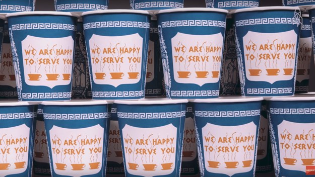 greek nyc coffee cup marvel