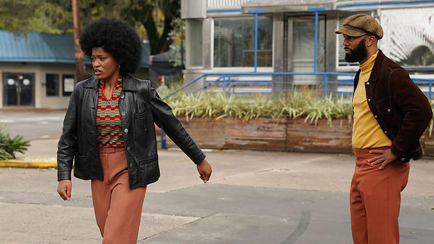 A scene from 'Alice' featuring Keke Palmer and Common