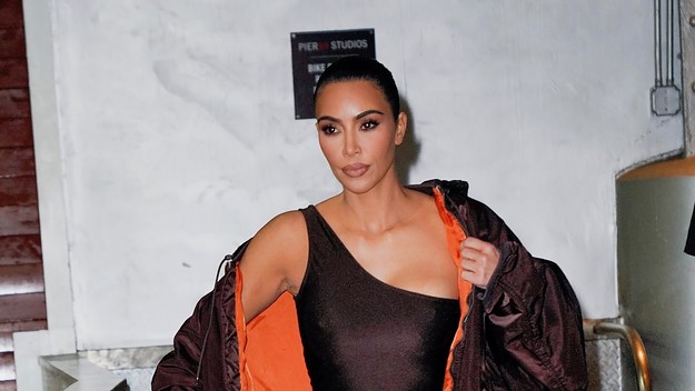 Kim Kardashian is seen on November 03, 2021 in New York City.