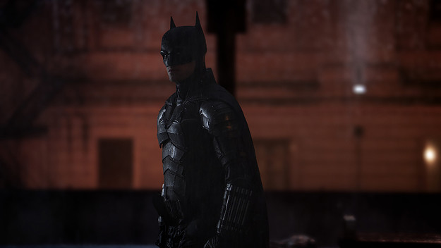 ROBERT PATTINSON as Batman in Warner Bros. Pictures’ action adventure “THE BATMAN,” a Warner Bros. Pictures release.