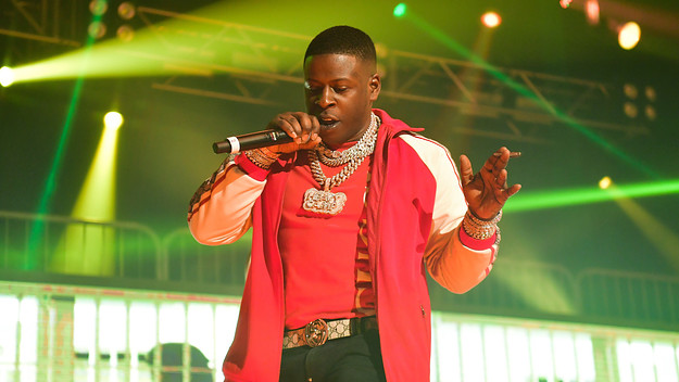 Blac Youngsta Performing at Moneybagg Yo concert in 2020