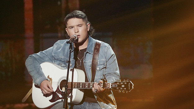 This is an image of former 'American Idol' contestant Caleb Kennedy.