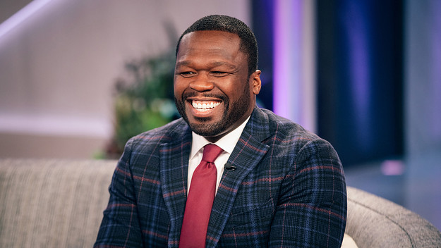 50 Cent on an episode of 'The Kelly Clarkson' show.