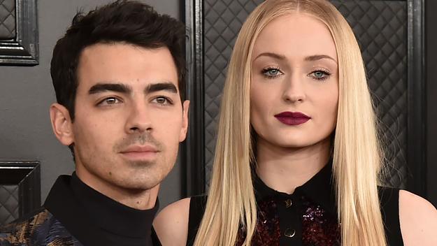 Joe Jonas and Sophie Turner attend the 62nd Annual Grammy Awards