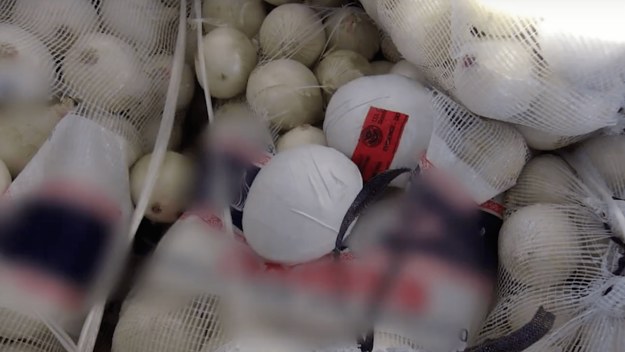 $3 million worth of methamphetamine found within an onion shipment