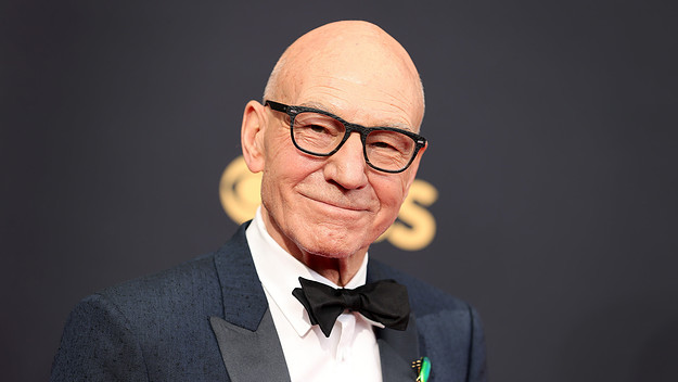 Patrick Stewart attends the 73rd Primetime Emmy Awards