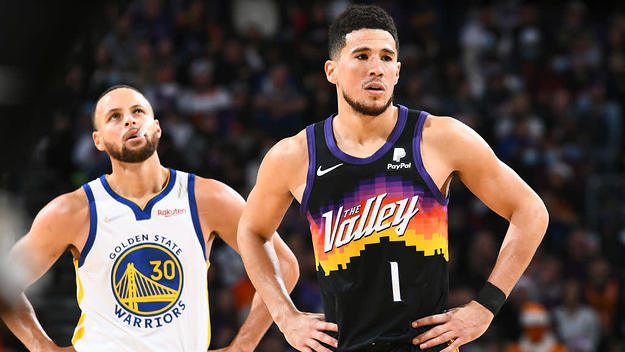 Steph Curry Devin Booker Suns Warriors Christmas 2021
