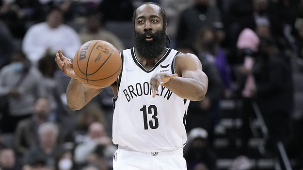 James Harden of the Brooklyn Nets