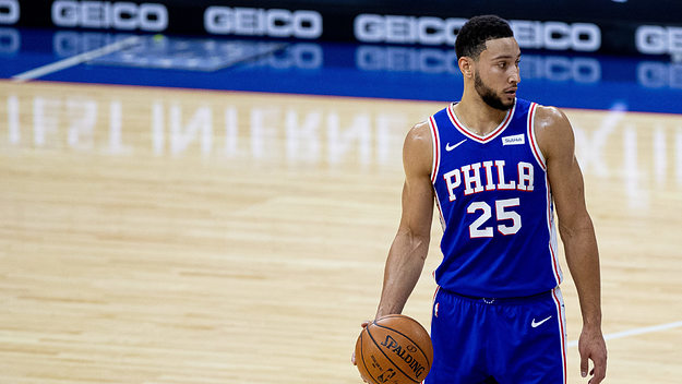 Ben Simmons Sixers Heat 2021