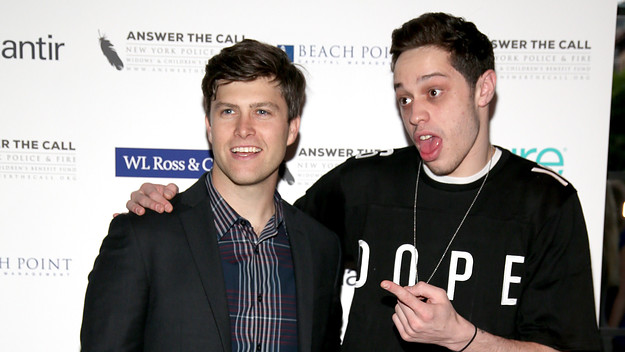 Photograph of Colin Jost and Pete Davidson