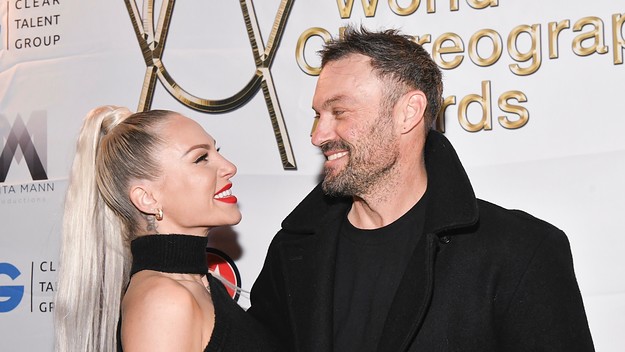 Sharna Burgess and Brian Austin Green attend the 2021 World Choreography Awards