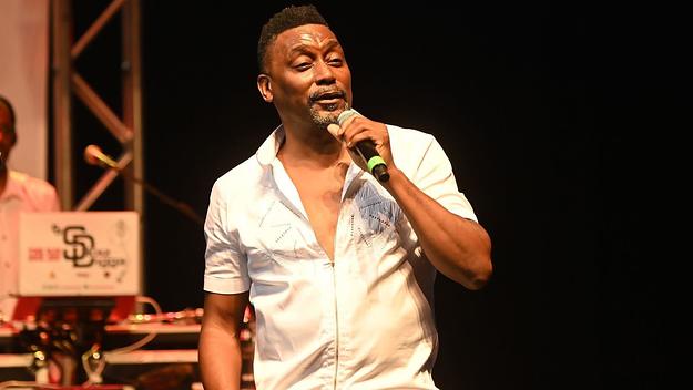 Rapper Big Daddy Kane performs in concert during 2021 Old School Hip Hop Fest at Mable House Barnes Amphitheatre