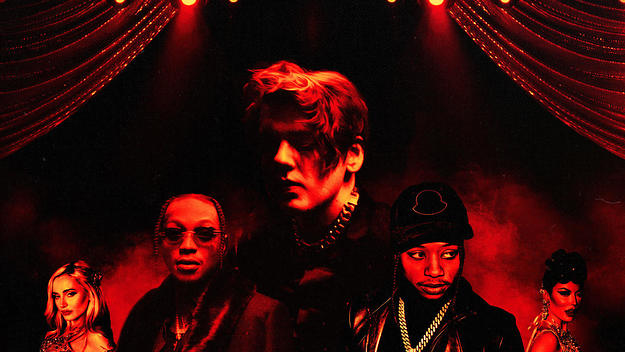 Single art for "Showgirls" by 12AM, Tylah Yahweh, and Pressa