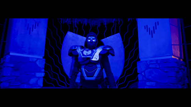 RZA in the video for "Saturday Afternoon Kung Fu Theater"