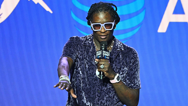 Young Thug onstage at 2021 REVOLT Summit