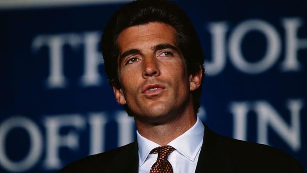 John Kennedy, Jr. Attends Ceremony Awarding the John Kennedy Prize
