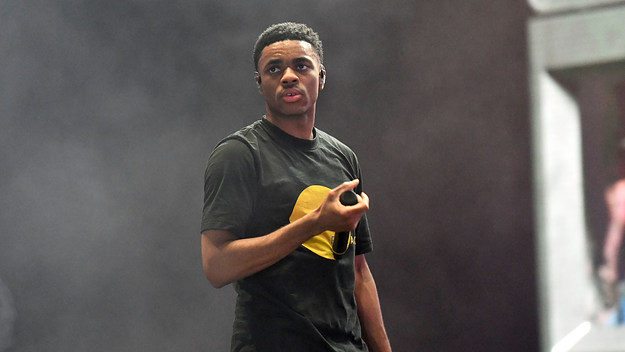 Vince Staples performing at 2019 Adult Swim Fest