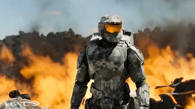 Screengrab from the latest trailer of 'Halo'