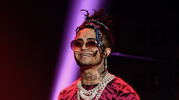 Lil Pump performs during the 2020 Adult Video News Awards