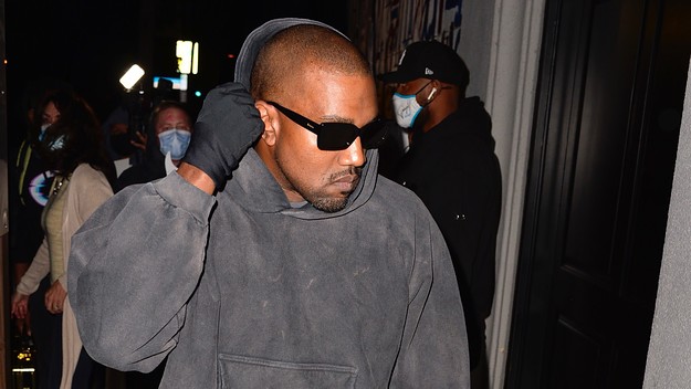 Kanye West appears at Chicago West's birthday party