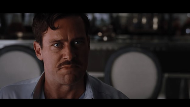Armie Hammer Death on the Nile.