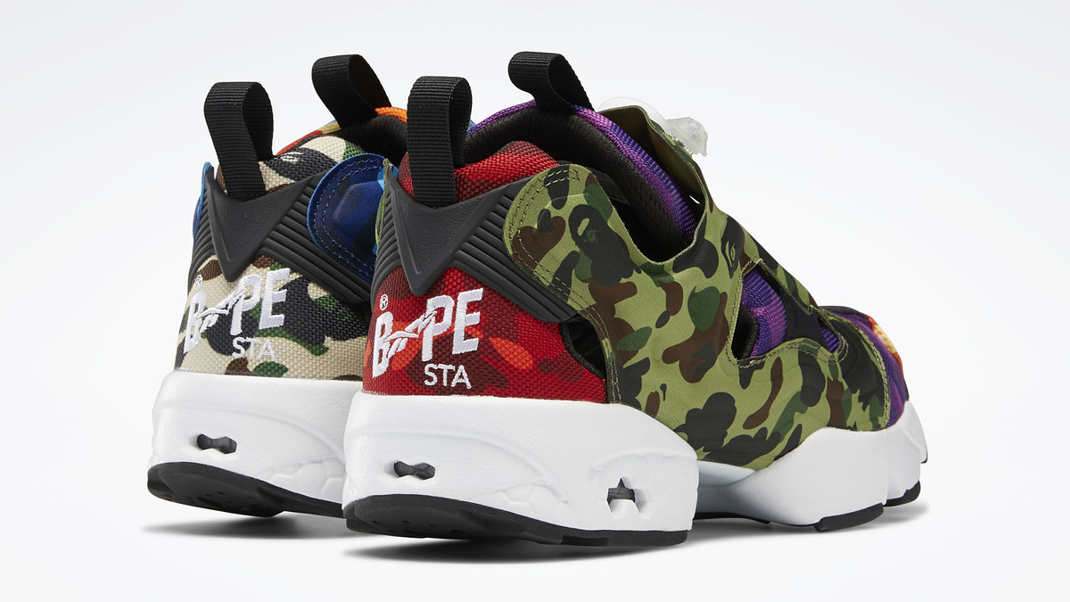 Bape x Reebok Insta Pump Fury Release Date Q47370 Medial
