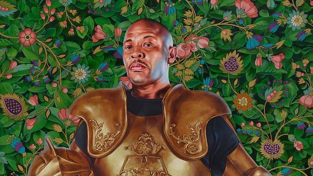 Kehinde Wiley's contribution to Interscope's 30th Anniversary event.