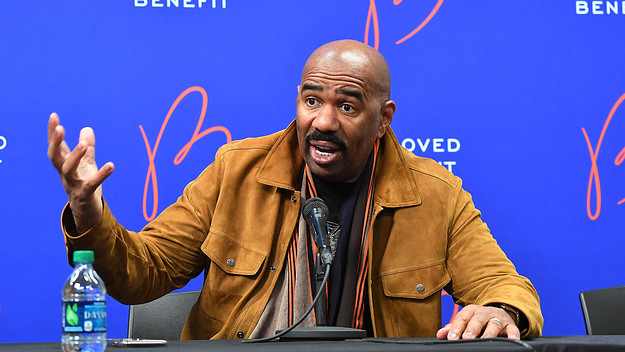 Steve Harvey attends 2019 Beloved Benefit at Mercedes-Benz Stadium