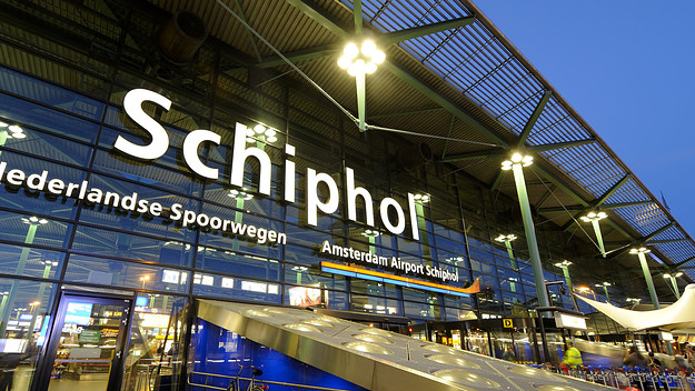 Schiphol Airport in Netherlands