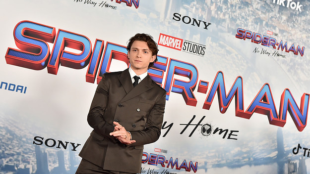 Tom Holland attends Sony's 'Spider Man No Way Home' Los Angeles Premiere