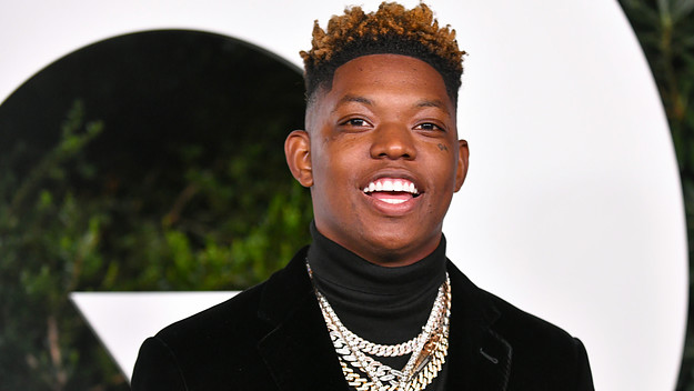 Yung Bleu walks the red carpet