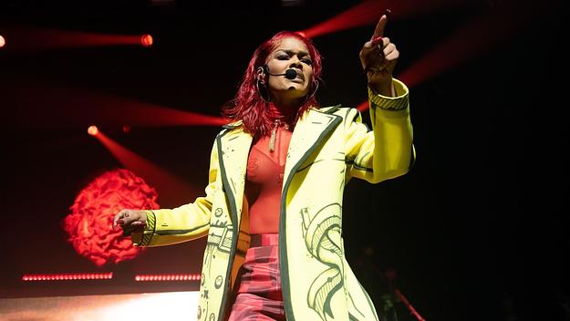 Teyana Taylor performing.