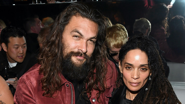 Jason Momoa and Lisa Bonet attend the Tom Ford AW20 Show.