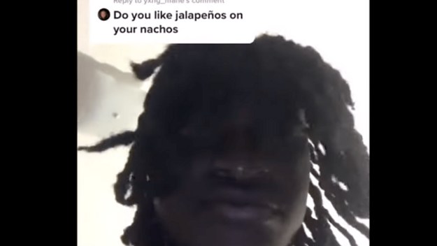 TikTok of a man mispronouncing jalapeños