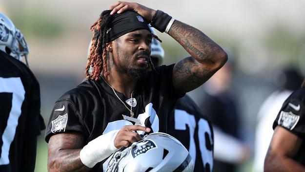 Damon Arnette at Raiders training camp