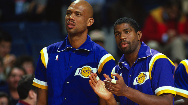 Magic Johnson and Kareem Abdul-Jabbar on the 1980s Lakers