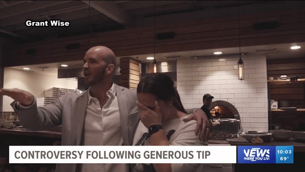 Arkansas waitress fired from her job after receiving generous tip.