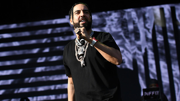 French Montana performing at 2021 One Musicfest