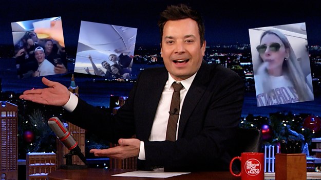 Jimmy Fallon on The Late Night Show.